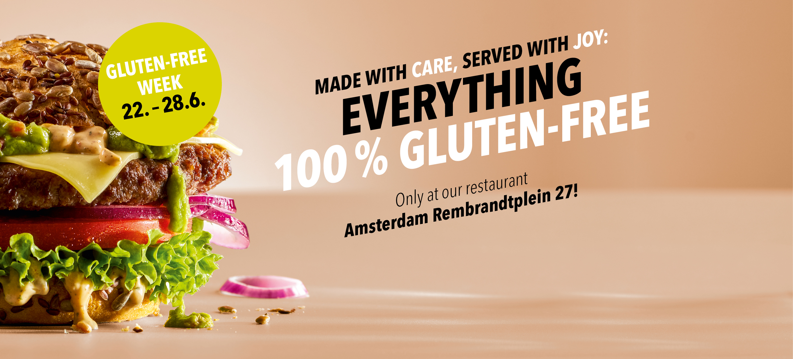 Gluten-Free Week HANS IM GLÜCK Amsterdam Gluten-Free Week HANS IM GLÜCK Amsterdam